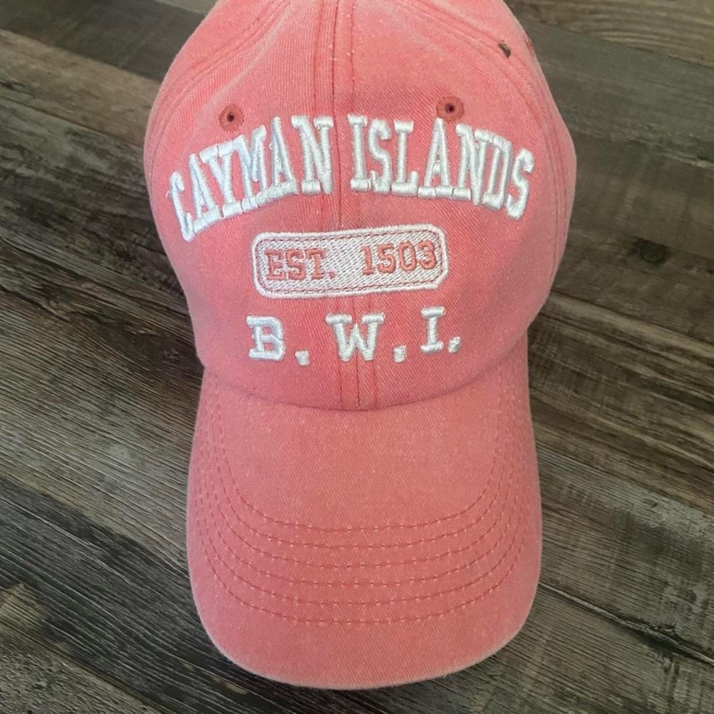 Cayman Islands Pink Baseball Cap